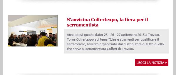 COLFERTexpo 2015 su guidafinestra