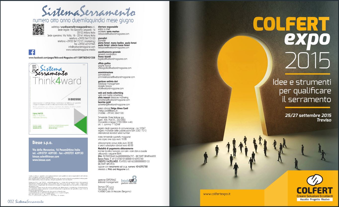 Sistema Serramento giugno 2015